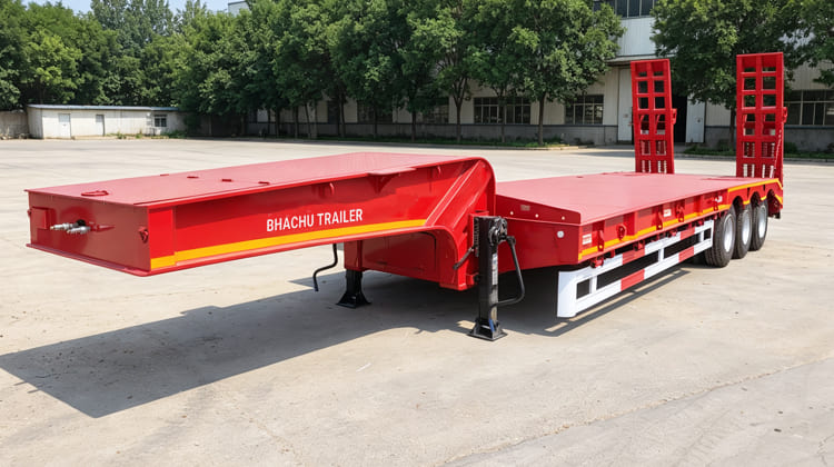 Bhachu 3 Axle Lowbed Trailer Price for Sale in Dar es Salaam