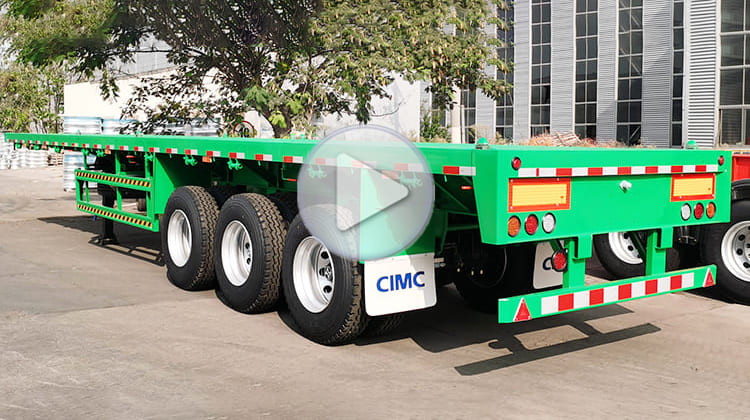 CIMC Semi Trailer VS Titan Flatbed Semi Trailer for Sale in Tanzania