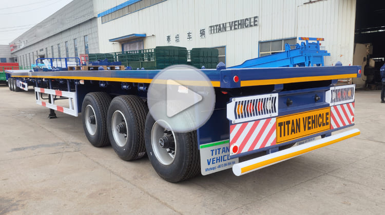 Shandong Titan VS Superdoll Trailer Manufacture Co T Ltd 40Ft Flatbed Semi Trailer in Dar es Salaam