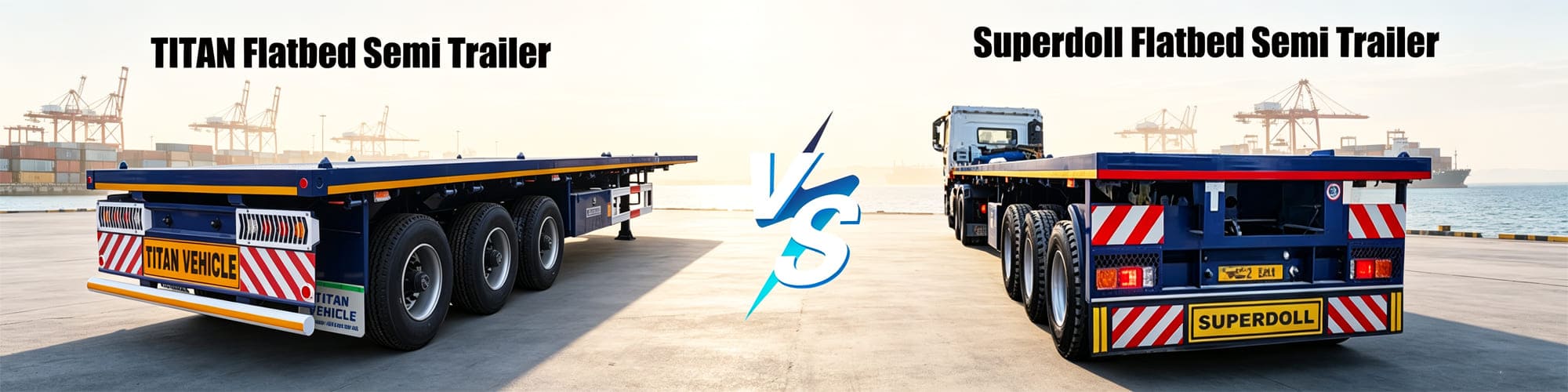 Shandong Titan VS Superdoll Trailer Manufacture Co T Ltd 40Ft Flatbed Semi Trailer in Dar es Salaam