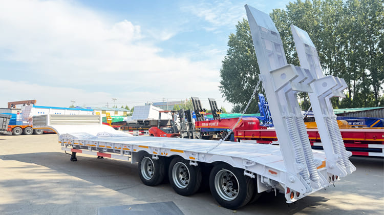 3 Axle Semi Low Bed Trailer Price for Sale in Tanzania