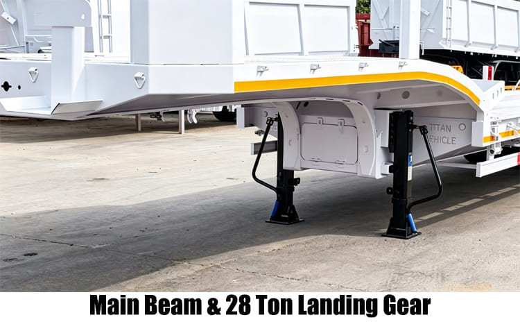 3 Axle Semi Low Bed Trailer Price for Sale in Tanzania