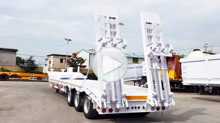 3 Axle Semi Low Bed Trailer Price for Sale in Tanzania