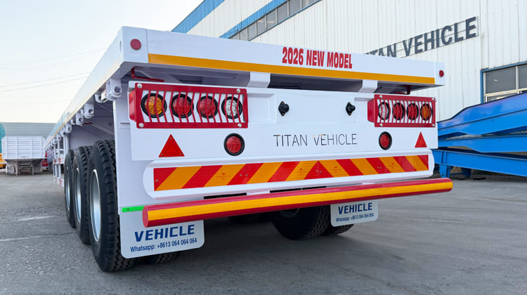 Best 3 Axle 40Ft Flatbed Semi Trailer for Sale in Zambia