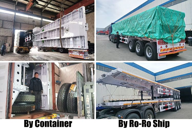 Best 3 Axle 40Ft Flatbed Semi Trailer for Sale in Zambia
