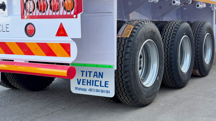 Best 3 Axle 40Ft Flatbed Semi Trailer for Sale in Zambia