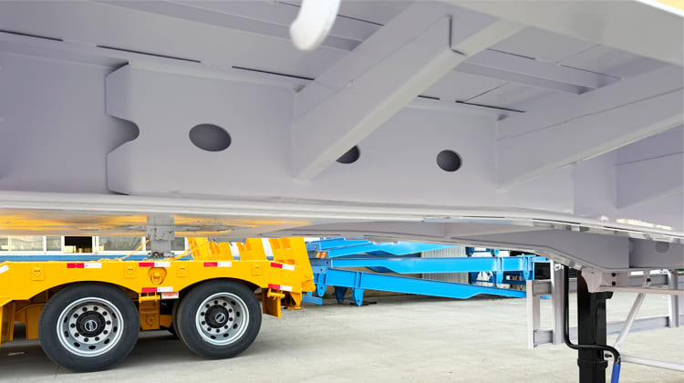 Best 3 Axle 40Ft Flatbed Semi Trailer for Sale in Zambia