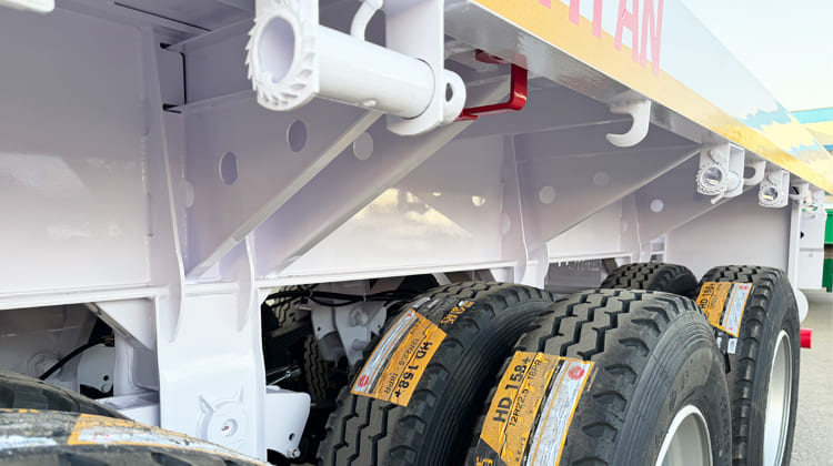 Best 3 Axle 40Ft Flatbed Semi Trailer for Sale in Zambia