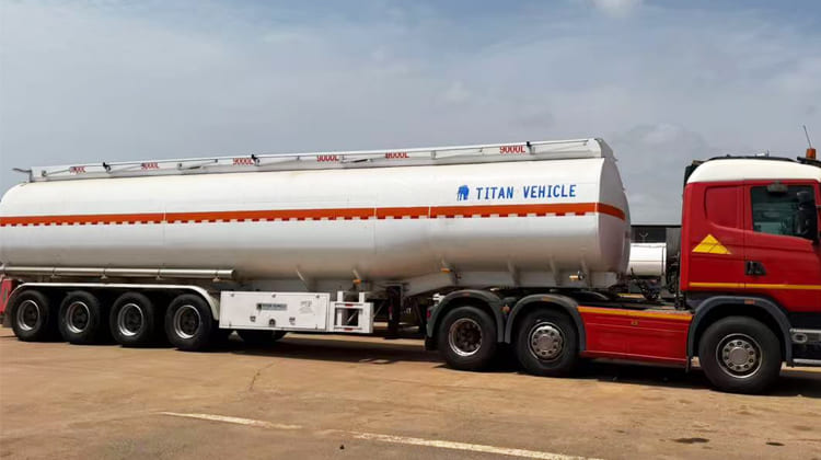 45000 Liters Fuel Tanker Semi Trailer Prices for Sale in Zambia