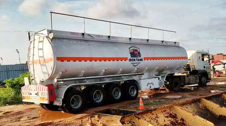 45000 Liters Fuel Tanker Semi Trailer Prices for Sale in Zambia