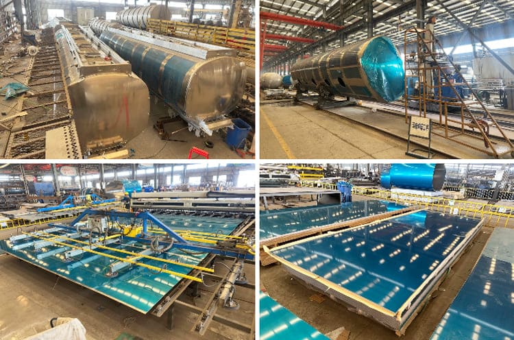 45000 Liters Aluminum Diesel Tanker Trailer Price for Sale in Zambia