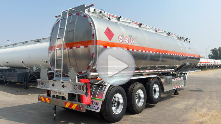 45000 Liters Aluminum Diesel Tanker Trailer Price for Sale in Zambia