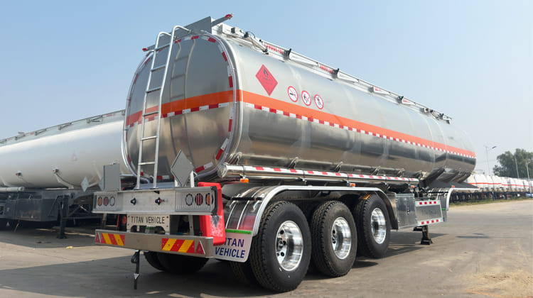45000 Liters Aluminum Diesel Tanker Trailer Price for Sale in Zambia