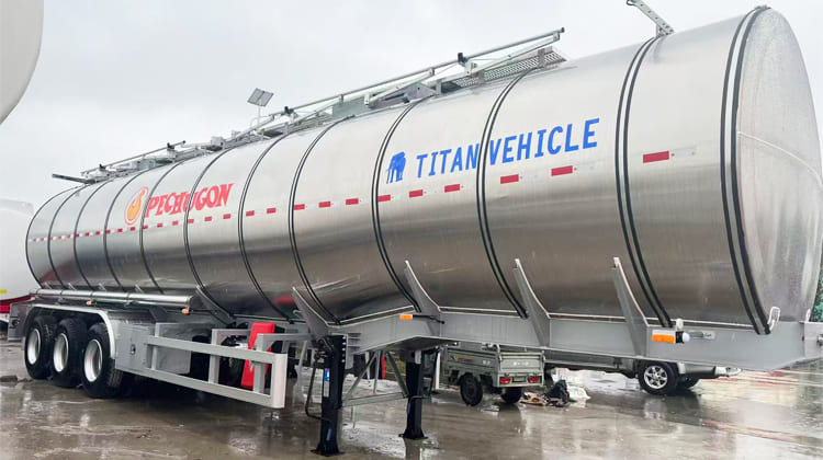 Tri Axle Stainless Steel Oil Tanker Trailer for Sale in Zambia