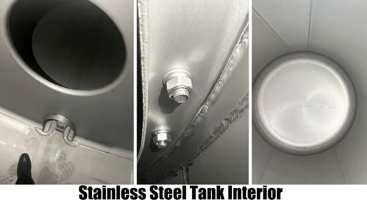 Tri Axle Stainless Steel Oil Tanker Trailer for Sale in Zambia