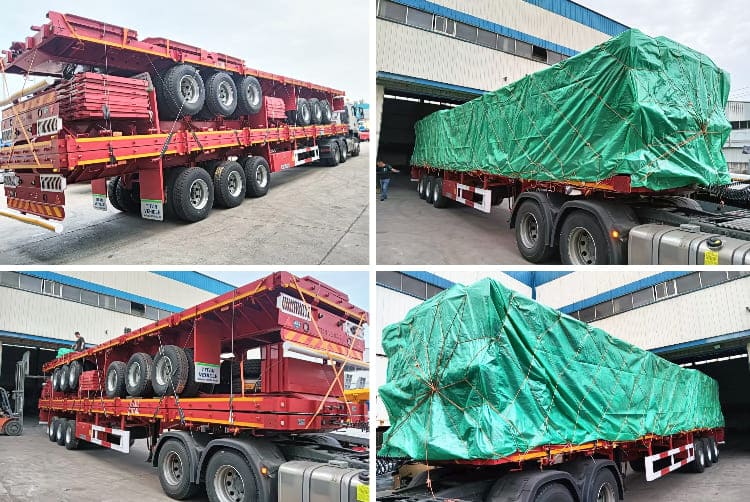 Tri Axle Bulk Grain Trailers for Sale in Zambia