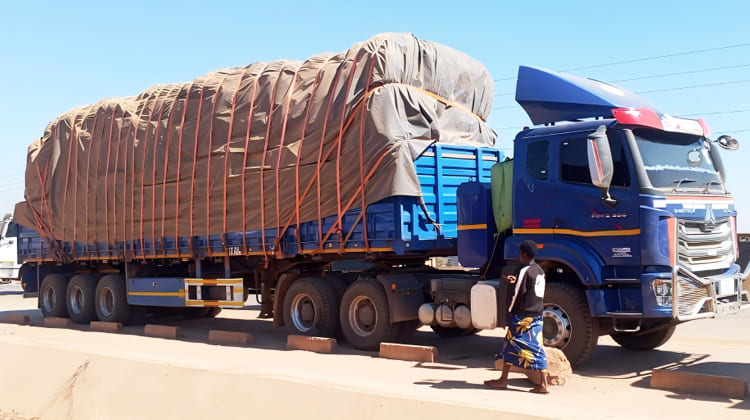 Tri Axle Bulk Grain Trailers for Sale in Zambia