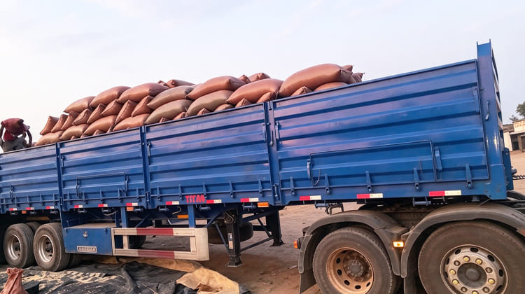 Tri Axle Bulk Grain Trailers for Sale in Zambia