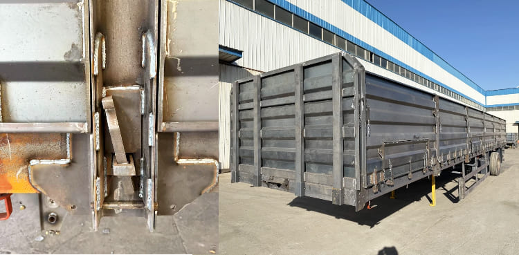 Tri Axle Bulk Grain Trailers for Sale in Zambia