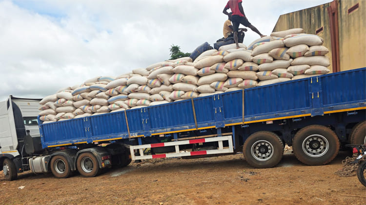 Tri Axle Drop Side Semi Trailer for Sale in Zambia