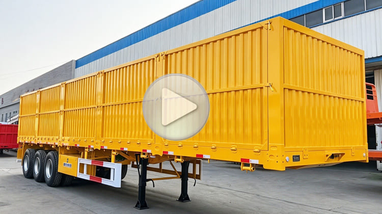 60 Ton Side Wall Semi Trailer | Sideboard Trailer in Zambia