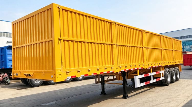 60 Ton Side Wall Semi Trailer | Sideboard Trailer in Zambia