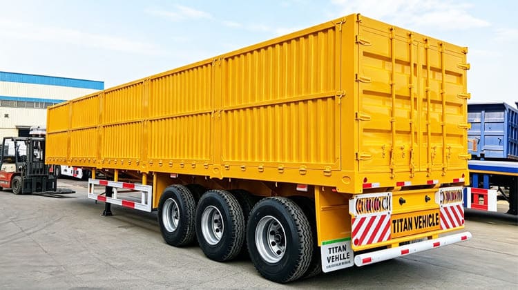 60 Ton Side Wall Semi Trailer | Sideboard Trailer in Zambia