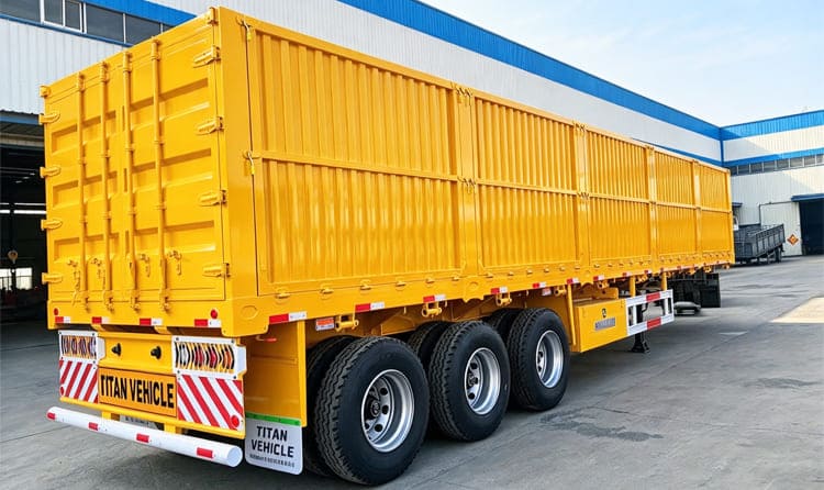 60 Ton Side Wall Semi Trailer | Sideboard Trailer in Zambia