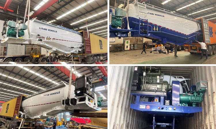 35 CBM Pneumatic Bulk Cement Tanker Trailer Truck Price for Sale in Zambia