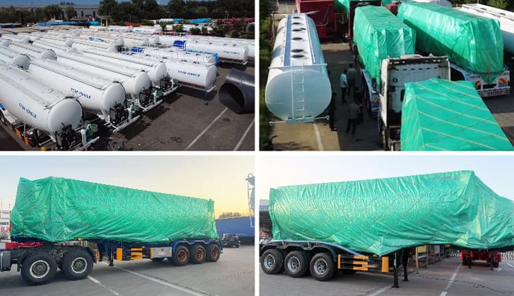 42 CBM Pneumatic Dry Bulk Tanker Trailer for Sale in Zambia