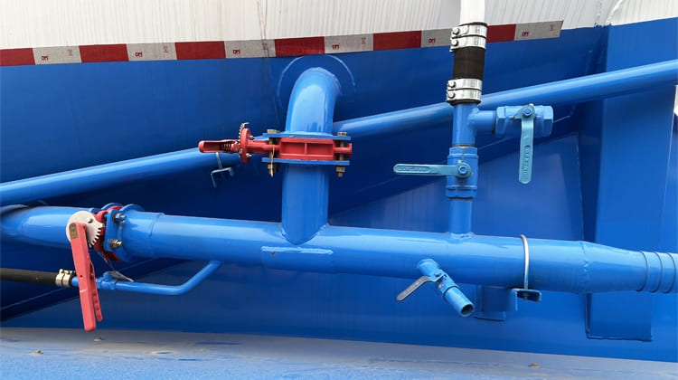 42 CBM Pneumatic Dry Bulk Tanker Trailer for Sale in Zambia