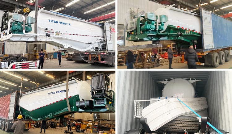 45 CBM Bulker Cement Tank Trailer Prices for Sale in Zambia