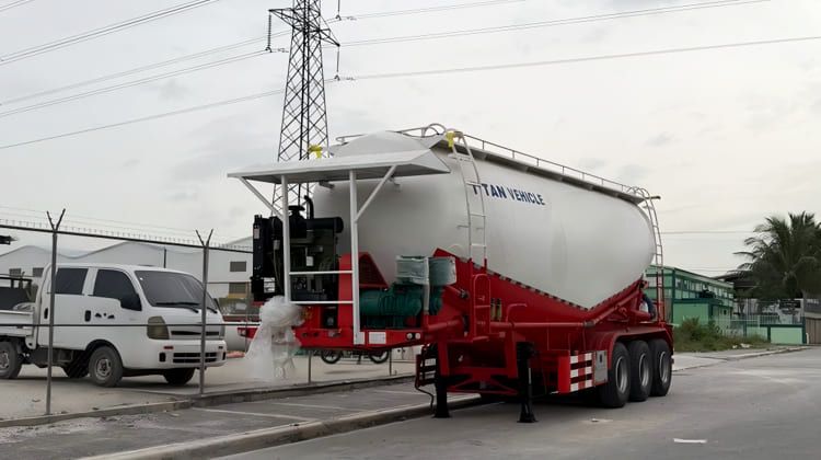 45 CBM Bulker Cement Tank Trailer Prices for Sale in Zambia