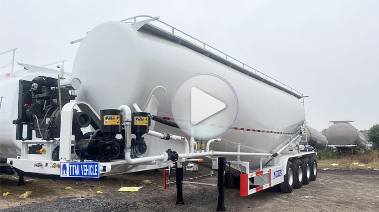 45 CBM Bulker Cement Tank Trailer Prices for Sale in Zambia