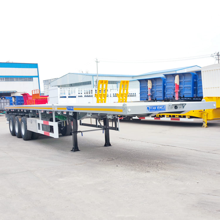2024 Tri Axle 40 Foot Flatbed Trailer