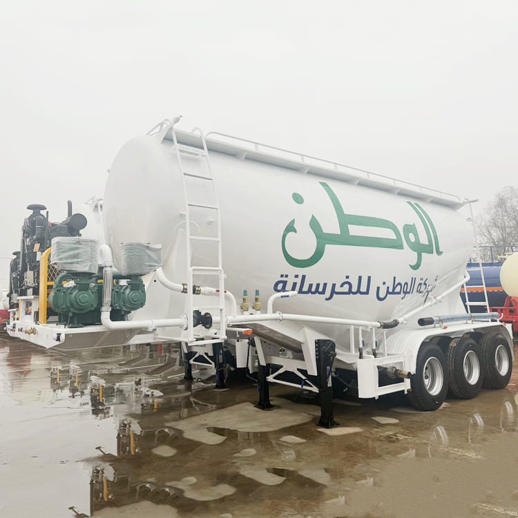 Tri Axle Bulk Cement Tank Trailer
