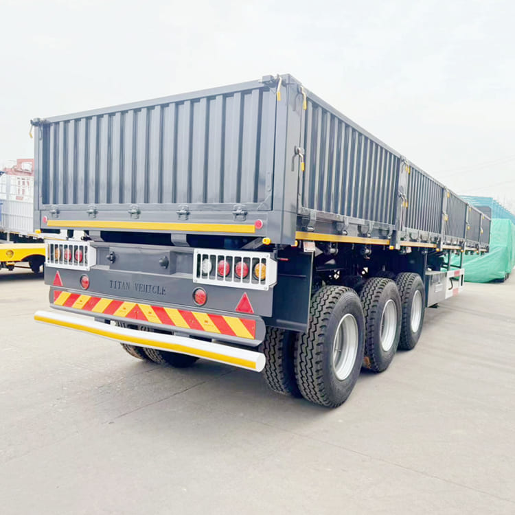 Transport Lithium Ore Sidewall Semi Trailer 