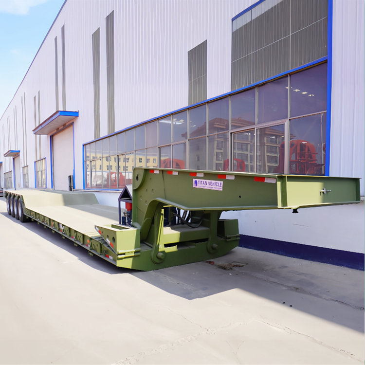 4 Axle 100 Ton Lowboy Trailer