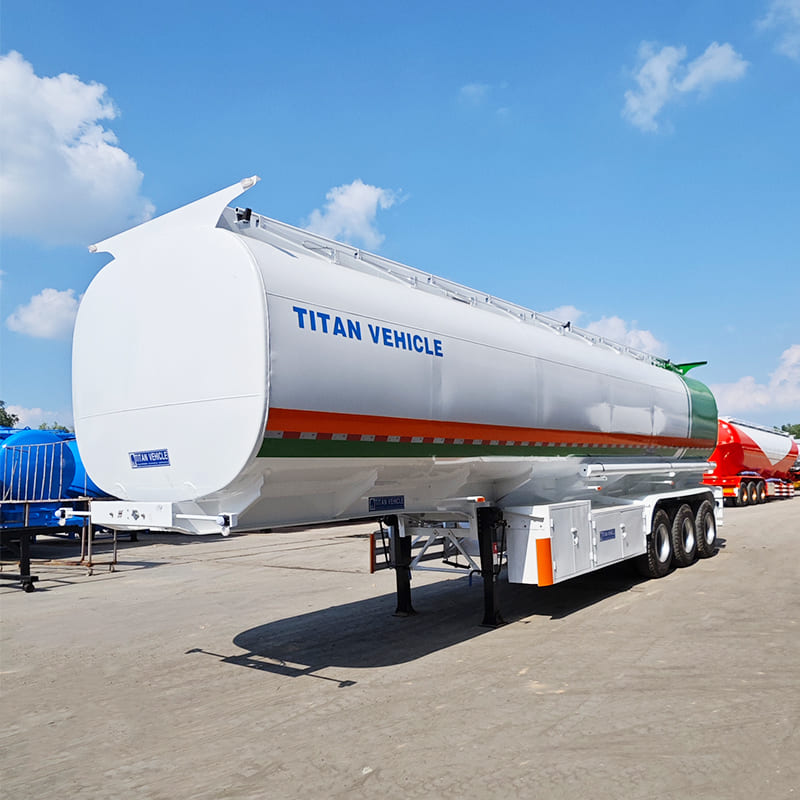 Tri Axle 45000 Liters Oil Tanker Trailer