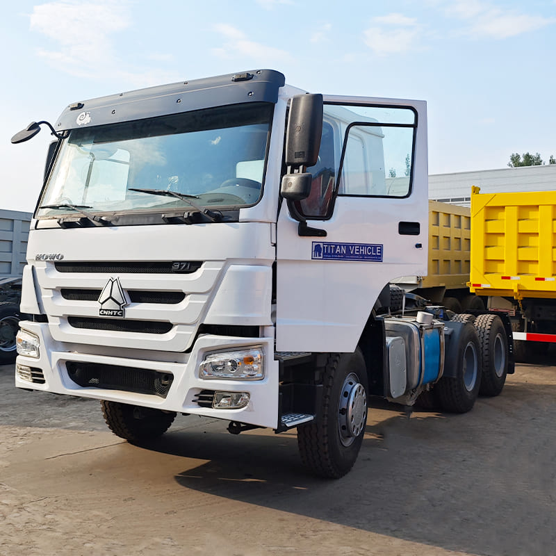 Slightly Used Howo 371 Tractor Truck