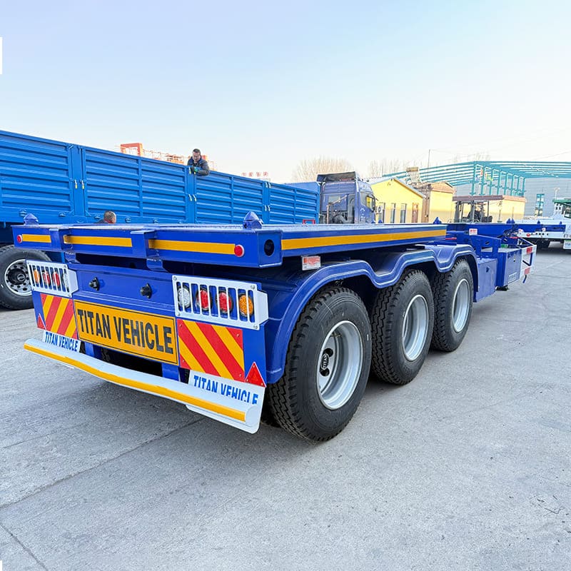 Tri Axle 40FT Container Skeleton Trailer