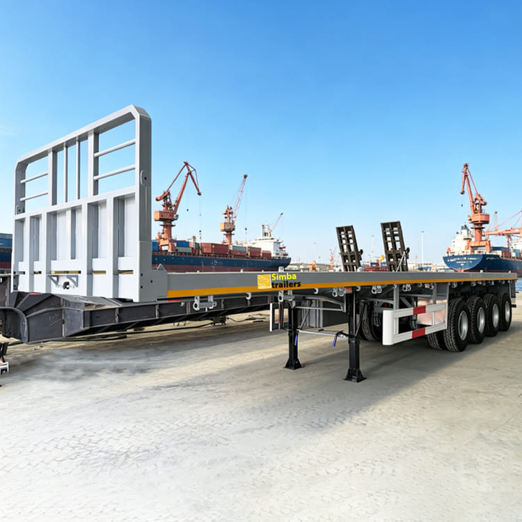 4 Axle Simba Flatbed Semi Trailer