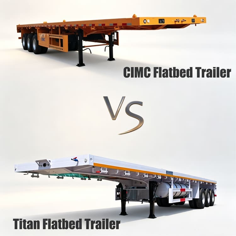 CIMC VS TITAN 3 Axle Flatbed Trailer