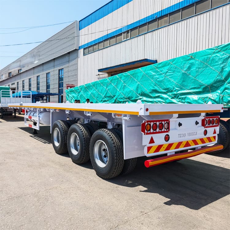 Titan VS CIMC Flatbed Truck Trailer