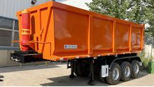 New 40 Ton Tri Axle Semi Tipper Trailer 