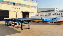 Tri Axle Flatbed Semi Truck Trailer