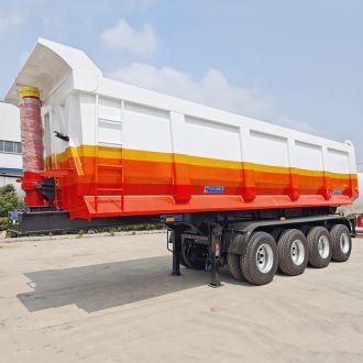 40 CBM New End Dump Semi Trailer