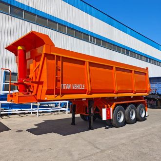 35 CBM End Dumper Semi Trailer