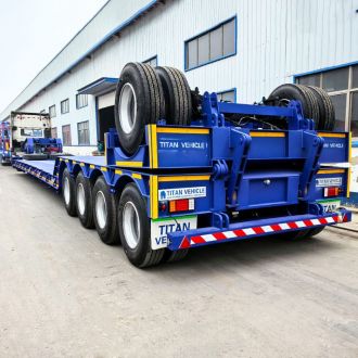 5 Axle Hydraulic Detach Gooseneck Trailer