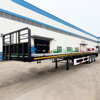 Tri Axle Flatbed Semi Trailer